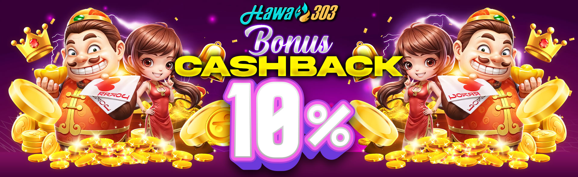 BONUS CASHBACK 10%